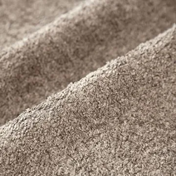 FIOUOVO Textured Farmhouse Throw Pillow Covers 18x18 Decorative Pillows for Bed Couch Pillows for Living Room Rustic Pillows Neutral Accent Cushion Cases Set of 2, Tan