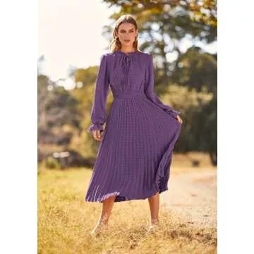 PRETTYGARDEN Women's Elegant Midi Dress for Every Occasion