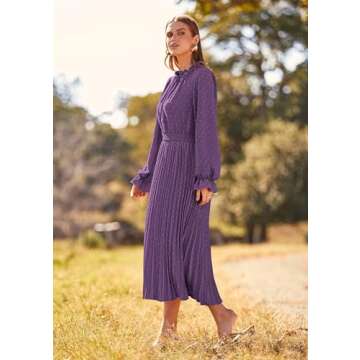 PRETTYGARDEN Women's Elegant Midi Dress for Every Occasion