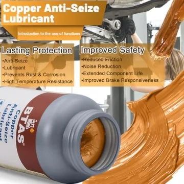BTAS Copper Anti-Seize Lubricant 8 oz for High Temp