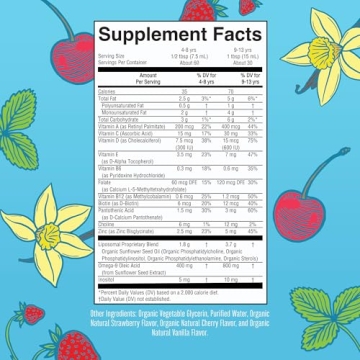 Vegan Kids Multivitamin Liposomal Sugar-Free Organic