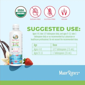 Vegan Kids Multivitamin Liposomal Sugar-Free Organic
