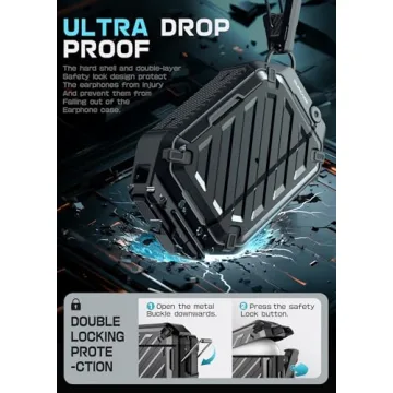 Durable AirPods Pro 3 Case - Waterproof and Locking Design