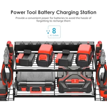 Garage Tool Storage & Charging Station by CCCEI