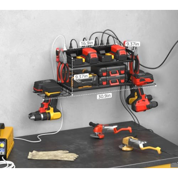 Garage Tool Storage & Charging Station by CCCEI