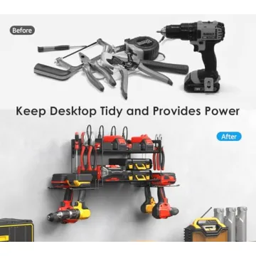 Garage Tool Storage & Charging Station by CCCEI