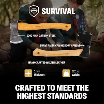 Condor Greenland Hatchet | High Carbon Steel Axe for Camping