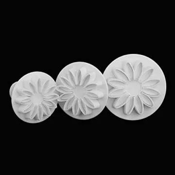 RoyalStyle 33 Piece Fondant Cake Cookie Plunger Cutter Sugarcraft Flower Leaf Butterfly Heart Shape Decorating Mold DIY Tools