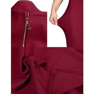 Womens Halter Fishtail Bandage Party Dress Elegant Wedding Guest Dress(Wine,L)