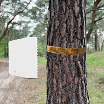 DLUGOPIS Adhesive Spreader Notched Glue Spreader for Epoxy Applications