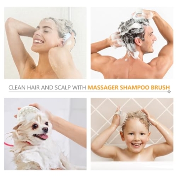 Eco-Friendly Silicone Scalp Massager for Hair Growth & Dandruff