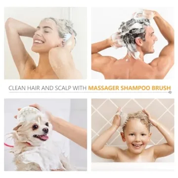 Eco-Friendly Silicone Scalp Massager for Hair Growth & Dandruff