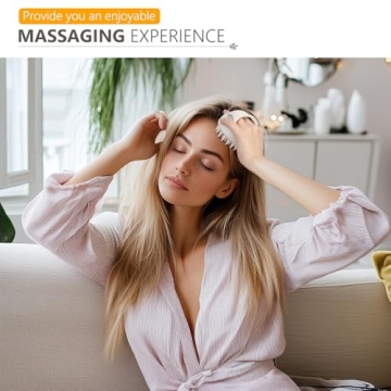 Eco-Friendly Silicone Scalp Massager for Hair Growth & Dandruff