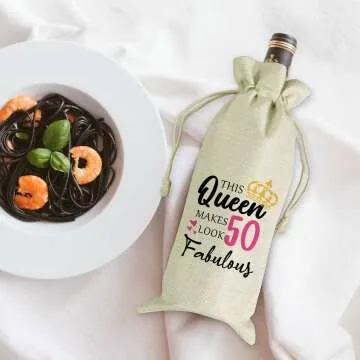 Unique 50th Birthday Gift for Women - Favor Bag