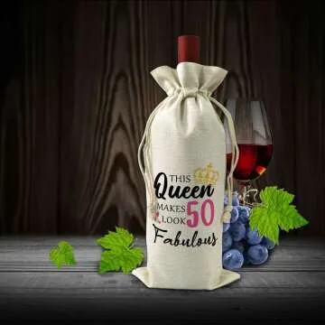 Unique 50th Birthday Gift for Women - Favor Bag