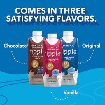Ripple Non-Dairy Milk Vanilla | Vegan Protein Drink