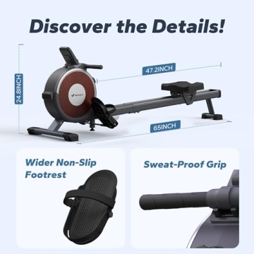 Merach Q1S Magnetic Rowing Machine for Home Use