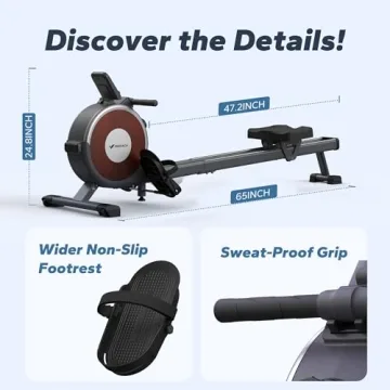 Merach Q1S Magnetic Rowing Machine for Home Use