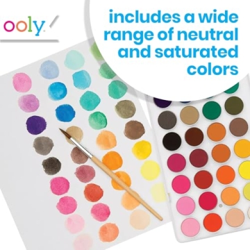 Ooly Lil' Watercolor Pods Set - 36 Washable Vibrant Colors