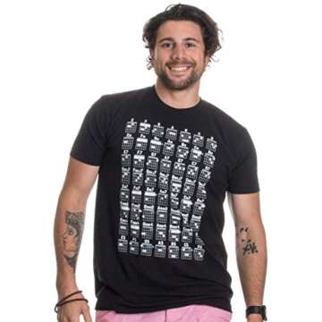 Ann Arbor T-shirt Co. Guitar Chord Chart | Cool Musician Guitarist Teacher Music Playing Notes T-Shi...