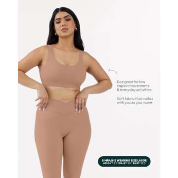 PAVOI ACTIVE High Support Buttery Soft Sports Bra