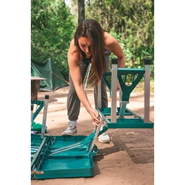 Stansport Picnic Table & Umbrella Combo in Green