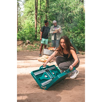 Stansport Picnic Table & Umbrella Combo in Green