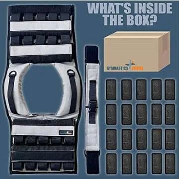 Gymnastics Power Weighted Vest for All Fitness Levels