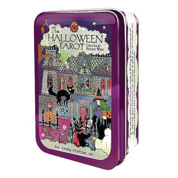 The Halloween Tarot In A Tin - Enchanting Artwork for All Seasons