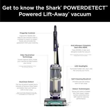Shark POWERDETECT Vacuum Cleaner with HEPA Filter