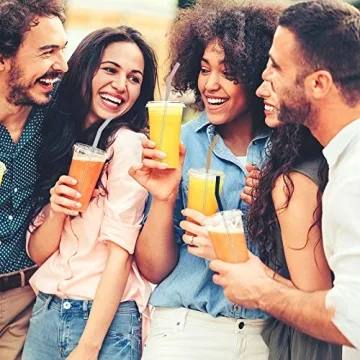 Tronco Set of 6 Eco-Friendly Stainless Steel Straws