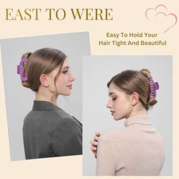 LuSeren Colorful Hair Clips - Perfect for All Hair Types