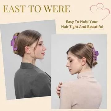 LuSeren Colorful Hair Clips - Perfect for All Hair Types