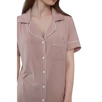 Joyaria Bamboo Viscose Pajama Set for Women - Soft & Cool Sleepwear