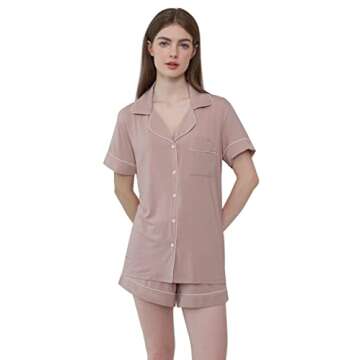 Joyaria Bamboo Viscose Pajama Set for Women - Soft & Cool Sleepwear