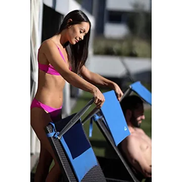 SHADESY-1 Blue Portable Sunshade UV Protection Lounge Chair