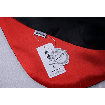 VGLOOK Reversible Hooded Cape for Halloween and Christmas