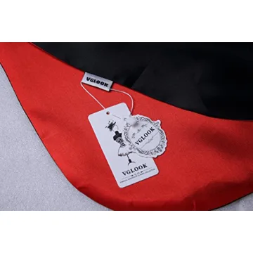 VGLOOK Reversible Hooded Cape for Halloween and Christmas