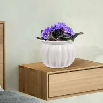 LITUDISO Self-Watering African Violet Pot - 6 Inch Planter