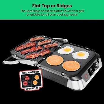 Chefman 5-in-1 Digital Panini Press Grill - Versatile Cooking