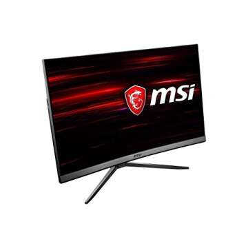 MSI Full HD Non-Glare 1ms 1920 x 1080 144Hz Refresh Rate USB/DP/HDMI Smart Headset Hanger FreeSync 27” Gaming Curved Monitor (Optix MAG271C)