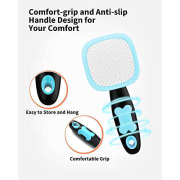 Glendan Pet Grooming Brush for Dogs and Cats