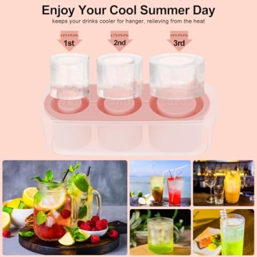 DDMY Ice Mold for 14-20-30 Oz Tumblers - Perfect Ice Cubes