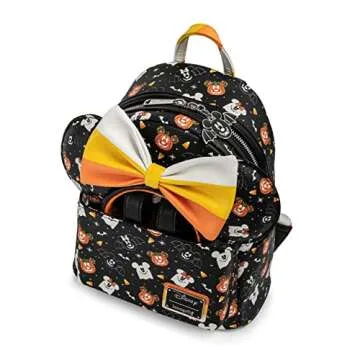Loungefly Disney Mickey Minnie Spooky Mice Bag & Ears Headband