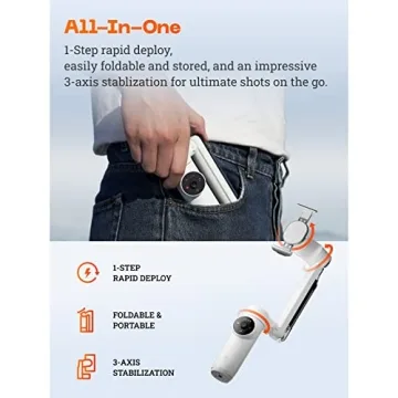 Insta360 Flow Gimbal Stabilizer for Smartphone - Versatile & Compact