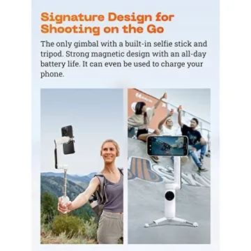 Insta360 Flow Gimbal Stabilizer for Smartphone - Versatile & Compact
