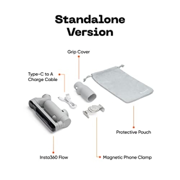 Insta360 Flow Gimbal Stabilizer for Smartphone - Versatile & Compact