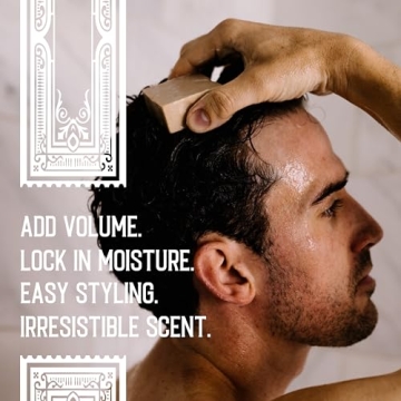 Natural Whiskey-Infused Conditioner Bar for Men by Hamish & Co.