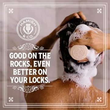 Natural Whiskey-Infused Conditioner Bar for Men by Hamish & Co.
