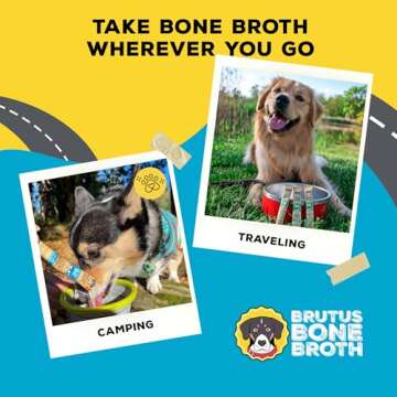 Brutus Bone Broth - Natural Dog Sauce for Picky Eaters